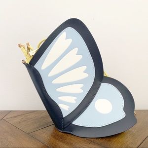 Kate Spade Bonnie Butterfly Blue Crossbody Bag nwt